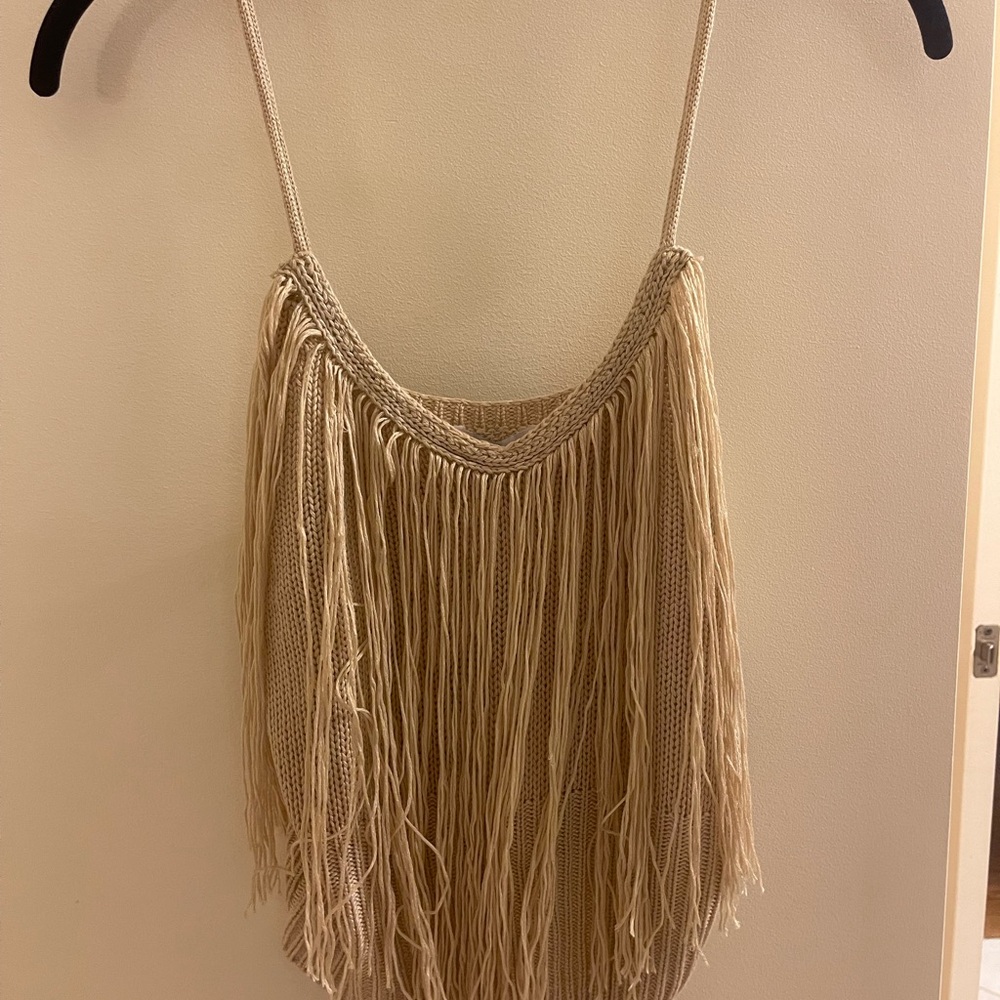 525 America Knit Beige Top
